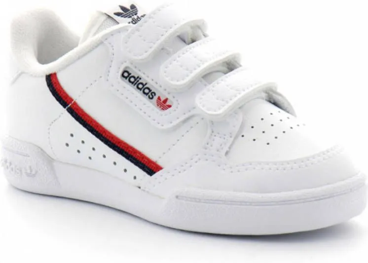 Adidas Originals Sneakers Continental 80 Wit/Rood Kinderen