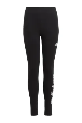 Adidas Sportswear legging zwart/wit Broek Meisjes Katoen Logo
