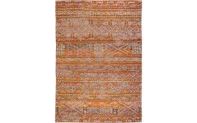 Antiquarian 9111 290×390, Vintage vloerkleed, Antiquarian Kelim Riad Orange 9111, Laagpolig, Vintage Tapijt, makkelijk schoon te