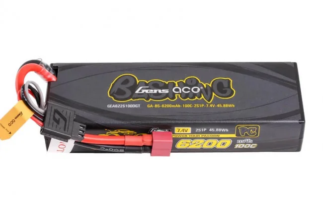 Bashing 6200mAh 2S 7.4V LiPo Hardcase 100C - Deans
