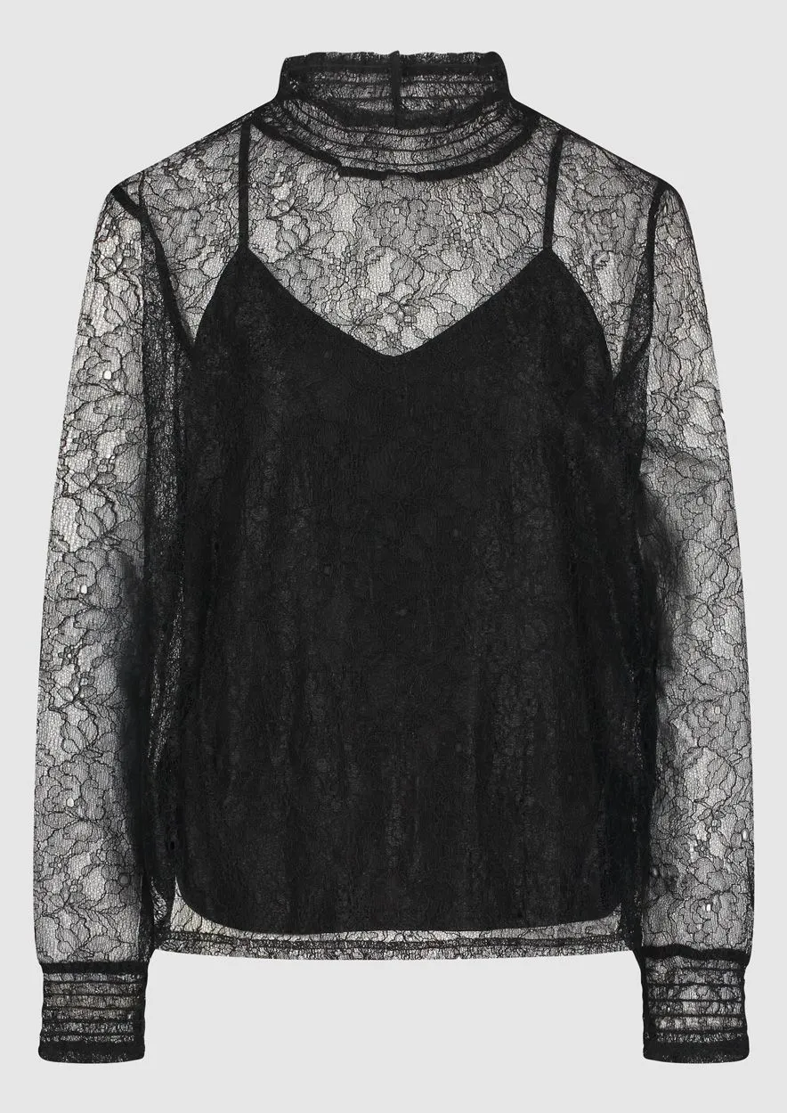 Camilla Top Real Black