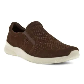 ECCO Irving Herenschoenen Slip-on Perf Lea Mocha - Maat 44