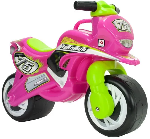 Injusa Tornado Loopmotor Roze/Groen