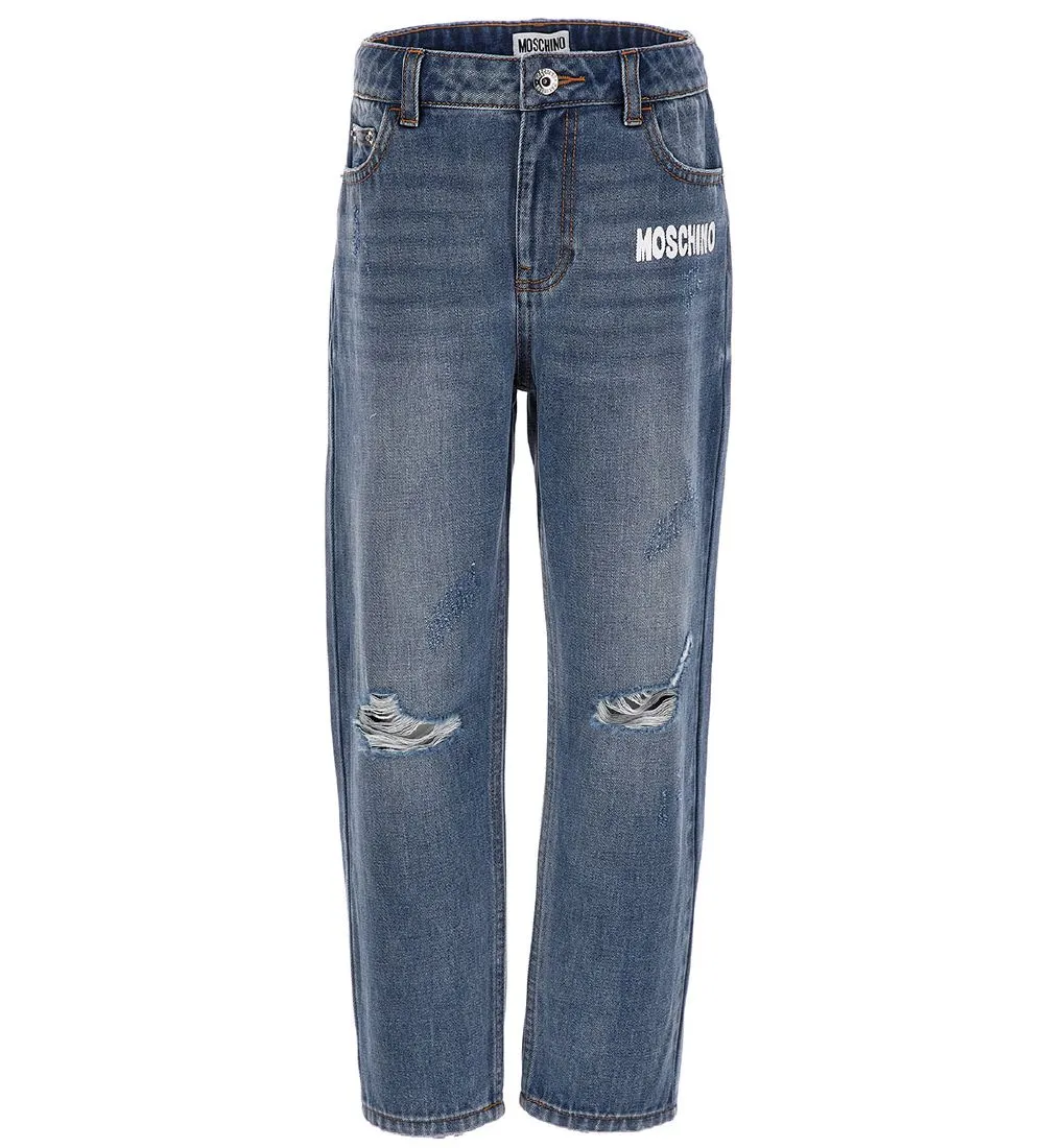 MOSCHINO JEANS  BLAUW M. PRINT