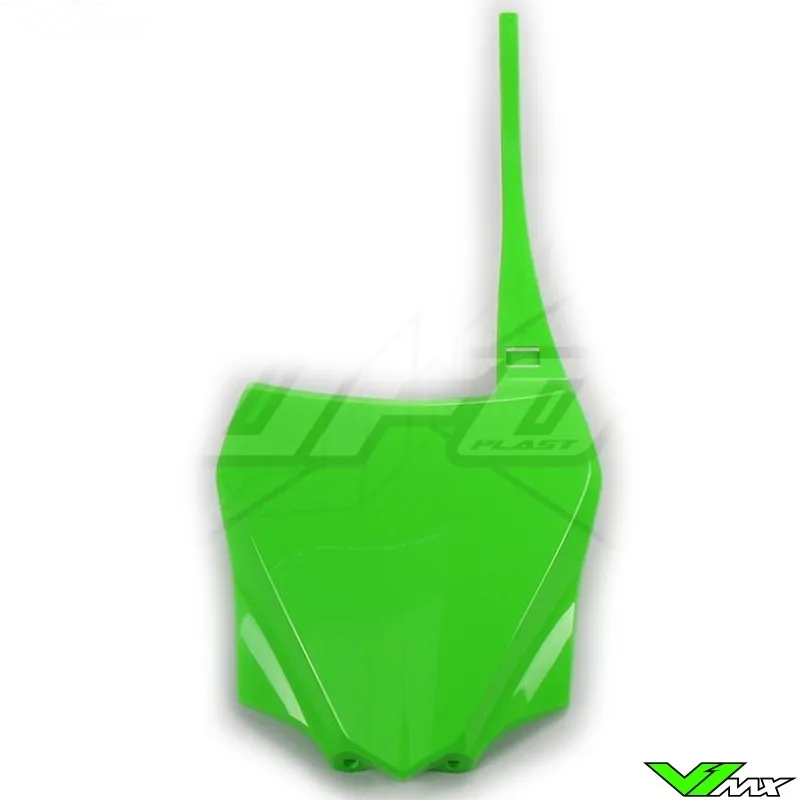 UFO VOORNUMMERPLAAT GROEN  KAWASAKI KX85