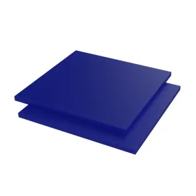 Vinplast POM C Plaat FG-10/2011 Blauw 3000x620x60mm